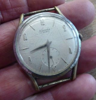 Quality Vintage Nivada 17 Jewels Gents Wristwatch