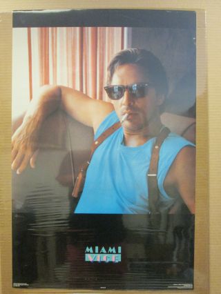 Vintage 1984 Don Miami Vice Tv Show Poster 10207