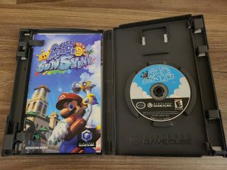Mario Sunshine (Nintendo GameCube) CIB COMPLETE RARE 2