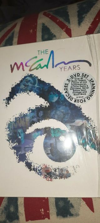 The Mccartney Years 3 Dvd Out Of Print Rare Rock Paul The Beatles Video Live