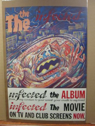 Vintage 1986 The Infected Music Artist Album Movie Poster 9629