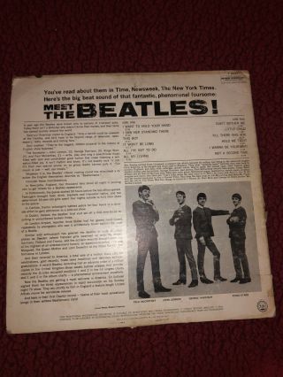 Beatles Autographed Vinyl 1964 Hand Signed Extremely Rare and Old 5