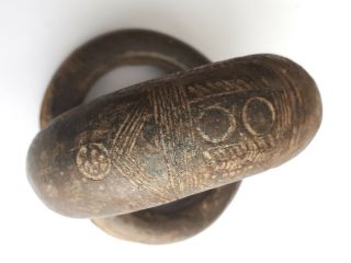 Antique African Manilla Currency Bracelet Bronze Trade Money Old Tribal No.  5 2