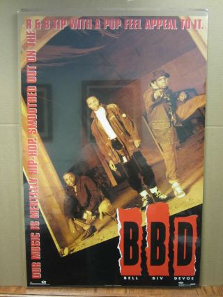 Hip Hop R & B Bbd Bell Biv Devoe Vintage Poster 1991 2416