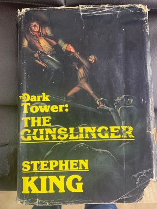 The Gunslinger First Edition Signed By Stephen King And Michael Whelan Rare