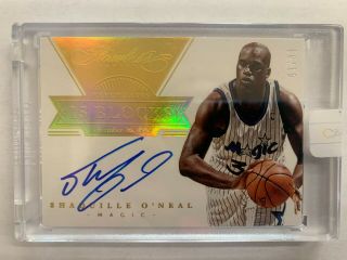2013 - 14 Flawless Shaquille O’neal Auto/10/ 2014 - 15 Patch And Auto /10 Rare Cards