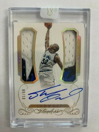 2013 - 14 Flawless Shaquille O’Neal Auto/10/ 2014 - 15 Patch and Auto /10 Rare cards 3