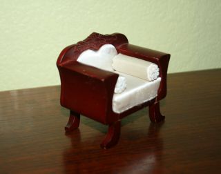 Dollhouse Miniature Victorian Chair 1:12 scale or art Deco 3