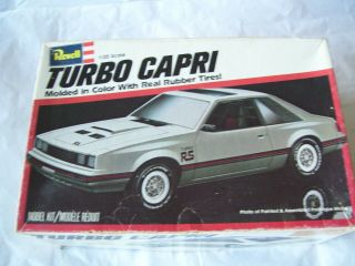 1979 Revell Capri Turbo Rs (7206) Model Kit Scale 1:25 Opened Old Stock Rare