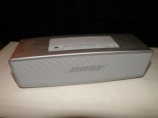 Bose | Soundlink Mini Sound Link Bluetooth Speaker Rare Silver Usa 4