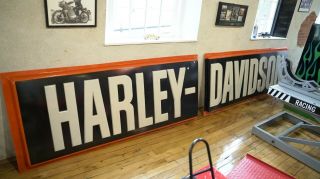 20ft Harley Davidson Dealer Sign Extremely Rare Collectors Item