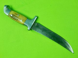 RARE US WW2 Custom Handmade Early Rudy R.  H RUANA Model 16A Fighting Knife Sheath 2
