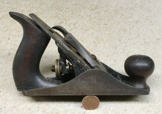 Stanley No.  1 Smoothing Plane Jappaned Vintage Small Authentic Rare