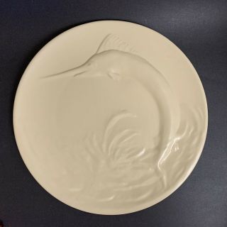 Rare Catalina Island Swordfish Charger Large Plate White