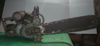 Rare Lombard Chainsaw Model 34 Antique Logging Saw Collectible