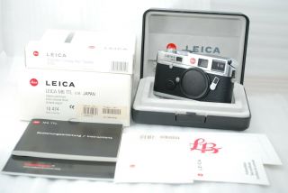 " Rare Top " Leica M6 Ttl 0.  58 Japan Limited Model Camera 3769