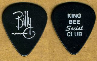 Z.  Z Top Billy Gibbons King Bee Social Club Guitar Pick Authentic Concert Rare