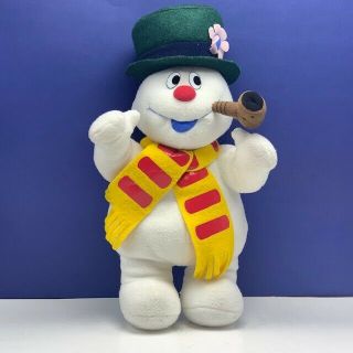 Frosty The Snowman Plush Stuffed Animal Christmas Snow Man Adventure Pipe