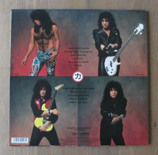 KISS - CRAZY NIGHTS JAPAN LP 1987 R28R - 2024 VINYL RECORD NO OBI RARE 3