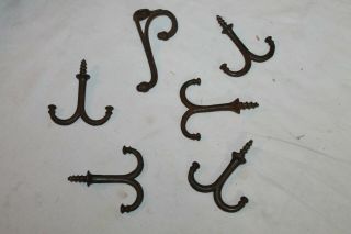 Antique Cast Iron Coat Hooks Screw In And Wardrobe Clothes Hanger