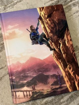 The Legend Of Zelda Botw The Complete Official Guide Hardcover Rare Breath Wild