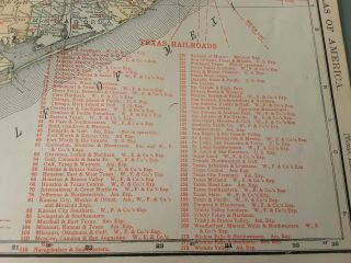 1914 Antique Map - RARE 20.  5 