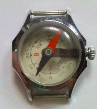 Wrist COMPASS - watch KN - 1 Vintage Russian SOVIET USSR men ' s 2