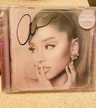 Ariana Grande Position Signed Album Cd Autograph Limited Edition Rare