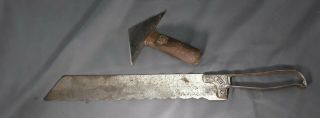 Antique Bread & Cake Knife By Clauss Of Fremont Ohio,  Scraper Knife Tool