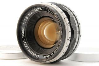 I✈︎fedex【rare Overhauled Mint】 Canon 35mm F/1.  5 Lens Ltm L39 From Japan 165