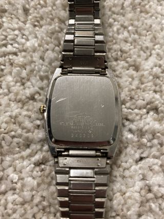 Vintage Seiko Quartz 4J Date Day Two Toned St.  Steel Men ' s Watch 8223 - 5139 2