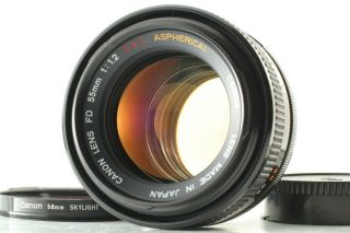 Rare,  【mint,  】 Canon Fd 55mm F/1.  2 S.  S.  C.  Ssc Aspherical Lens From Japan