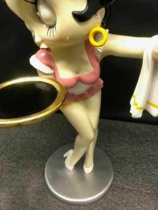 Extremely Rare Betty Boop Lifesize Sexy Pink Waitress Figurine Statue 3