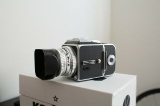 Exc,  Hasselblad 500 Cm W/ 80mm Zeiss Silver Rare Lens - Medium Format Film Slr