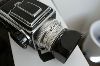 EXC,  Hasselblad 500 CM w/ 80mm Zeiss Silver Rare Lens - Medium Format Film SLR 3
