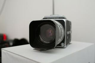 EXC,  Hasselblad 500 CM w/ 80mm Zeiss Silver Rare Lens - Medium Format Film SLR 5