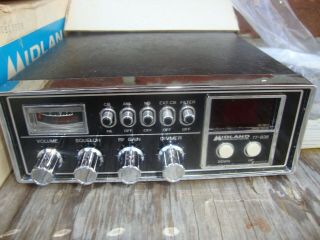 NOS Midland 40 Channel Mobile CB Transceiver Radio Model 77 - 838 Rare 2