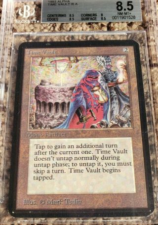 Vintage Magic | MTG BGS 8.  5 Alpha Time Vault, 3