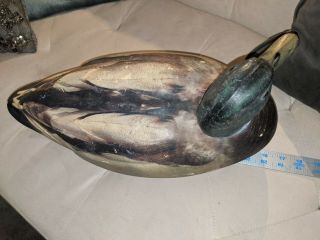 Old Vintage Duck Decoy,  with weight,  16 