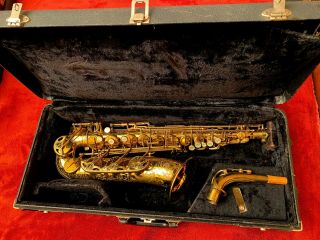 Selmer Mark Vi Alto Sax 1974 Saxophone Low A Orig Lacquer Plays Great Rare