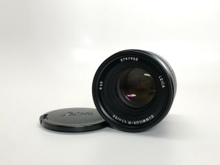 Leica Summilux - R 50mm f/1.  4 E60 ROM - Rare Latest Version 3