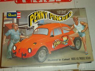 Rare Noss 1980 Revell Penny Pincher Volkswagen Beetle Bug Model Car Kit No.  7209