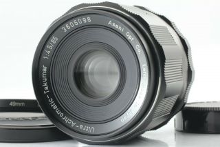 Rare 【mint】 Pentax Ultra - Achromatic - Takumar 85mm F4.  5 M42 Lens 703