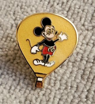 Vintage Rare Mickey Mouse Hot Air Balloon Pin Disney Albuquerque Intl Fiesta