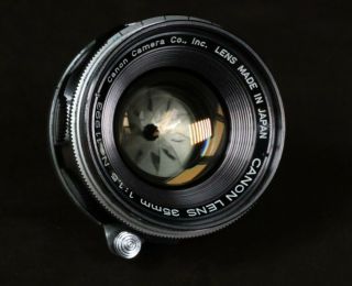 Rare Canon 35mm F1.  5 Ltm M39 Rangefinder Film Lense