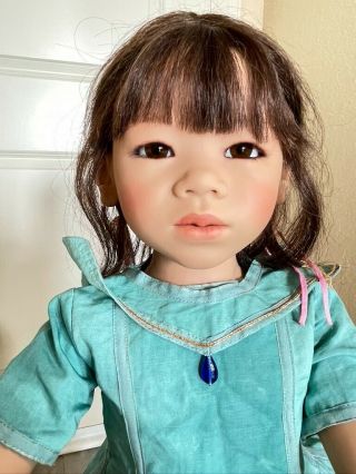 Rare Beauty Annette Himstedt Doll Mithi 2005 Girl From Thailand German Doll