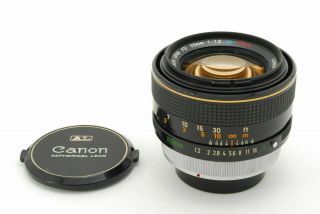 [super Rare Exc,  ] Canon Fd 55mm F/1.  2 Al S.  S.  C Ssc Aspherical Lens Japan 825