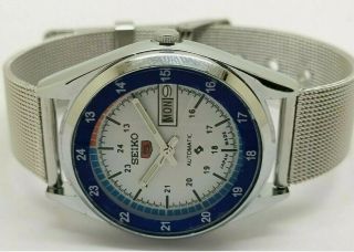 Seiko 5 Automatic Multicolor 24 - Hour Dial,  Day - Date Vintage Watch