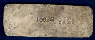 Vintage Bear Paw Mining Co.  100 oz.  999 Fine Silver Bar - Very Rare 3