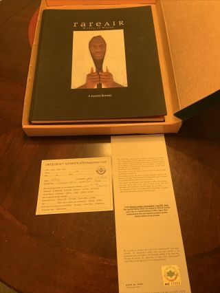 Michael Jordan Autograph Rare Air Book Upper Deck